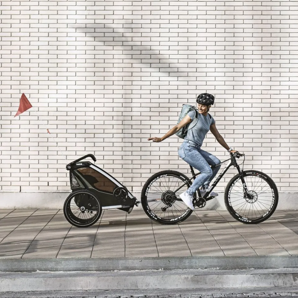 Thule Chariot Lite Single - Fietskar voor 1 Kind - vintage green