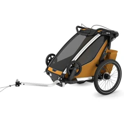 Thule Chariot Sport 2 Single - Fietskar voor Kinderen - natural gold
