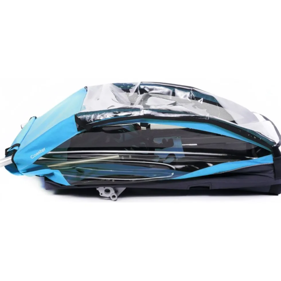 Thule Coaster XT Fietskar voor 1-2 Kinderen - Fiets + Buggy-Set - blauw