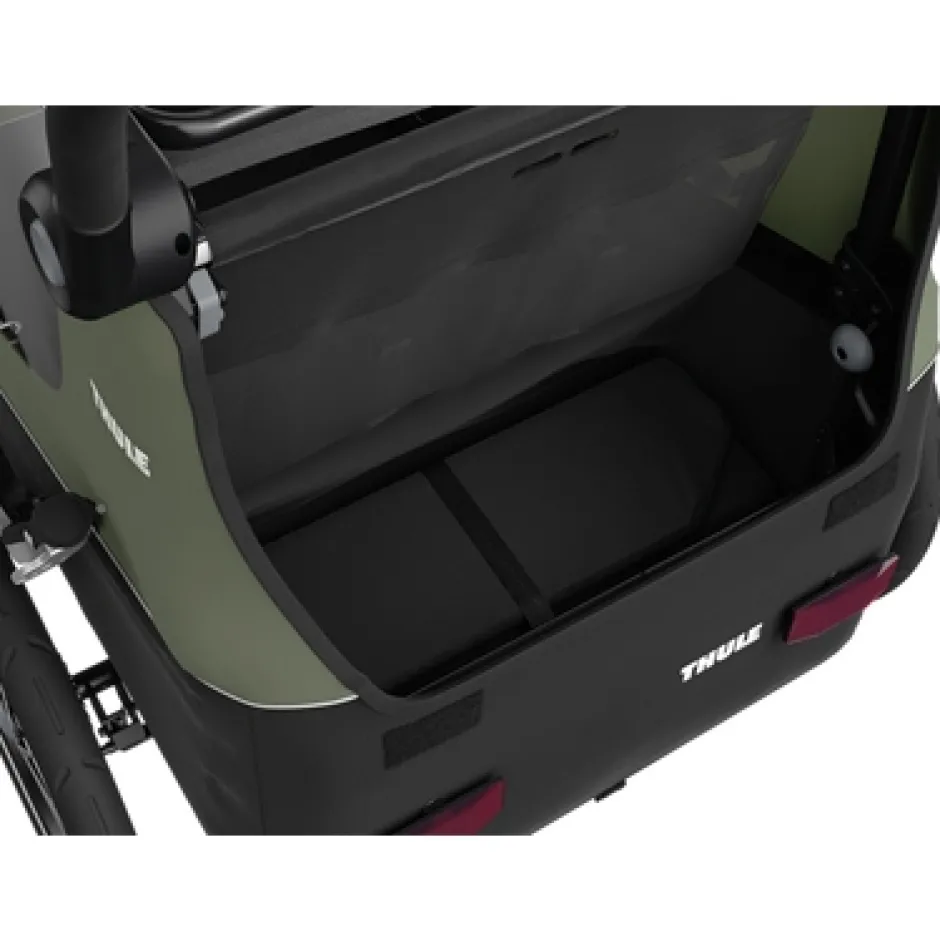 Kinderkarren < Thule Courier 3 in 1 - Fietskar voor Kinderen - Vintage Green