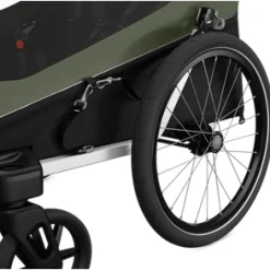 Kinderkarren < Thule Courier 3 in 1 - Fietskar voor Kinderen - Vintage Green