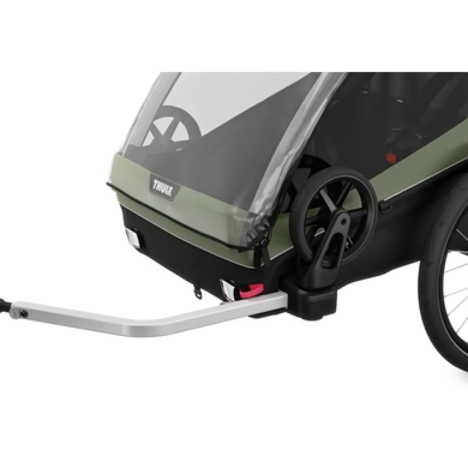 Kinderkarren < Thule Courier 3 in 1 - Fietskar voor Kinderen - Vintage Green