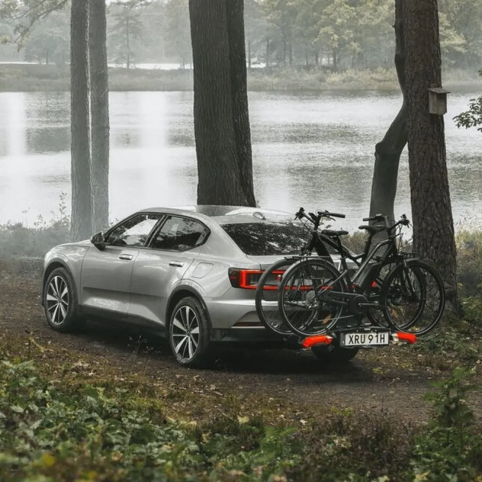 Thule Epos Fietsdrager achterkant - 3 Fietsen - Zwart