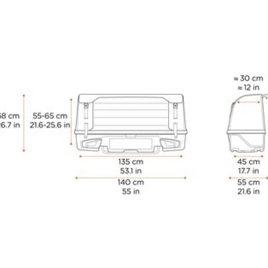 Fietsendragers < Thule Onto 2 Trekhaakkoffer - 907100