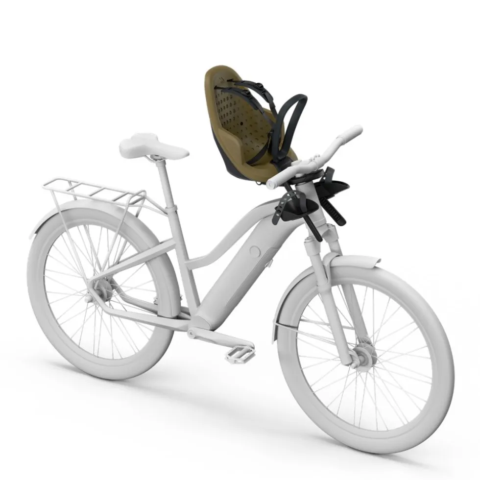 Thule Yepp 2 Mini Fiets-Kinderzitje - Voormontage - Nutria Green