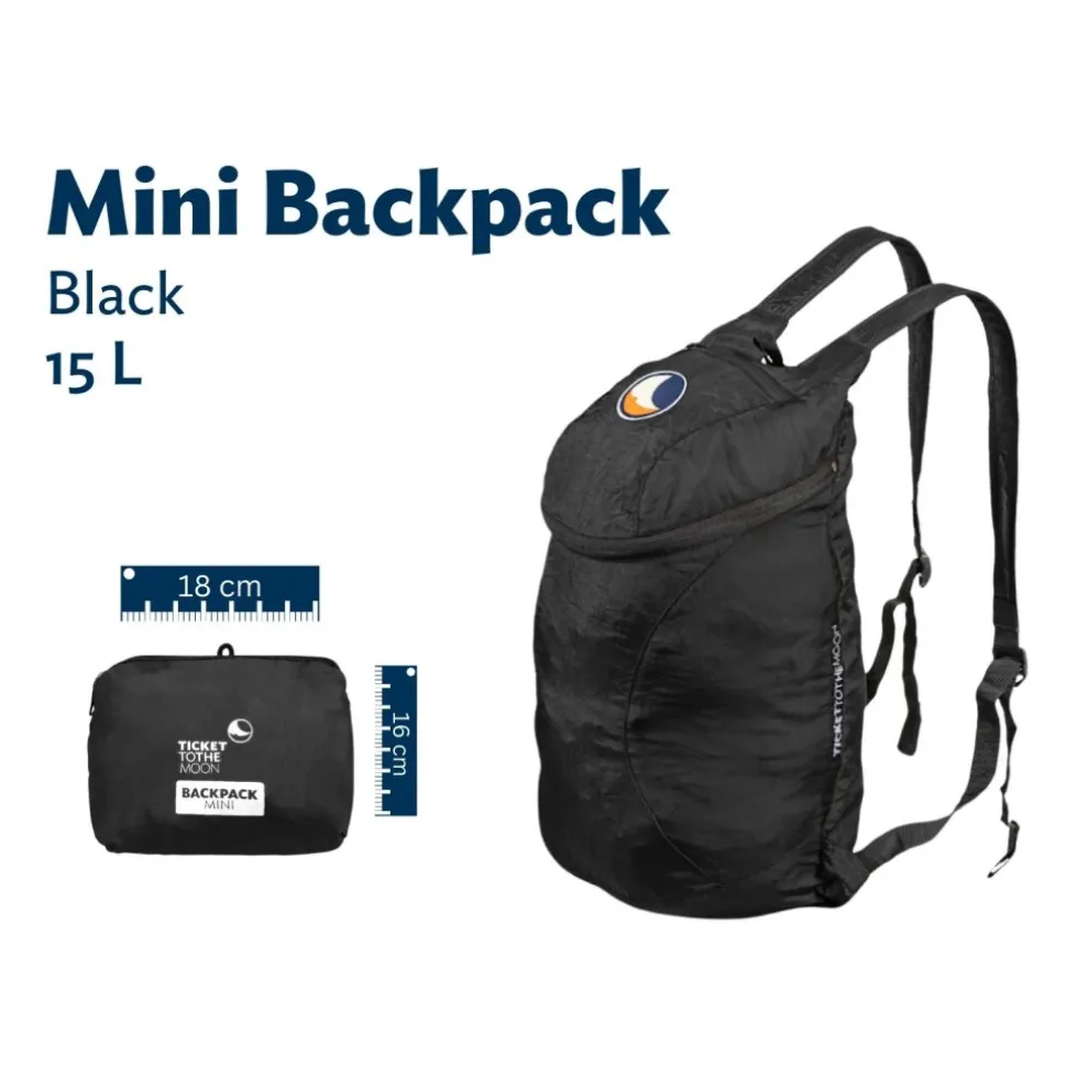 Ticket To The Moon Mini Rugzak 15L - Mint / Sand