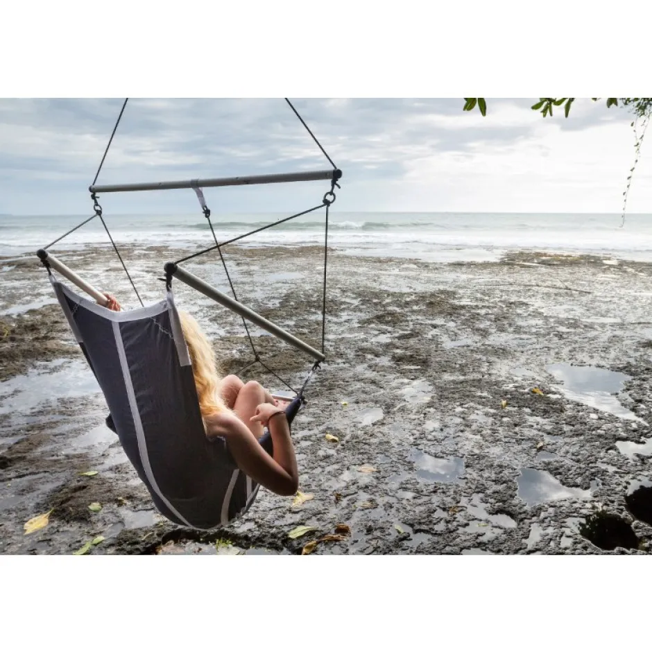Tenten, Tarps & Hangmatten < Ticket To The Moon Moon Chair Hangstoel - Black
