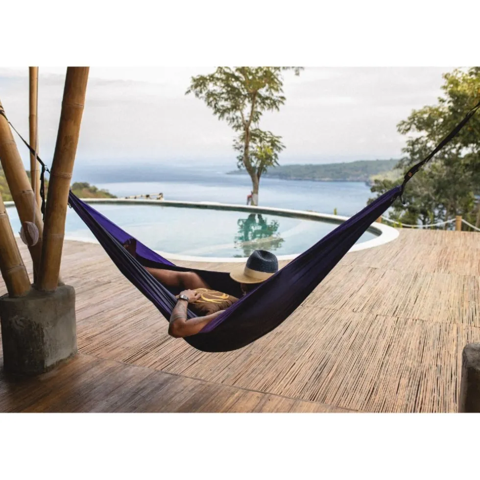 Ticket To The Moon Travel King Size Hangmat - Navy Blue