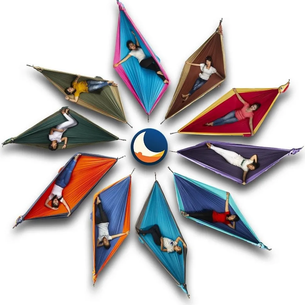 Ticket To The Moon Travel King Size Hangmat - Navy Blue