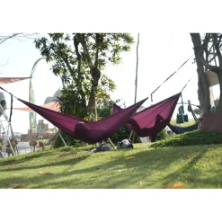 Ticket To The Moon Travel Compact Hangmat - Plum