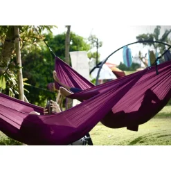 Ticket To The Moon Travel Compact Hangmat - Plum