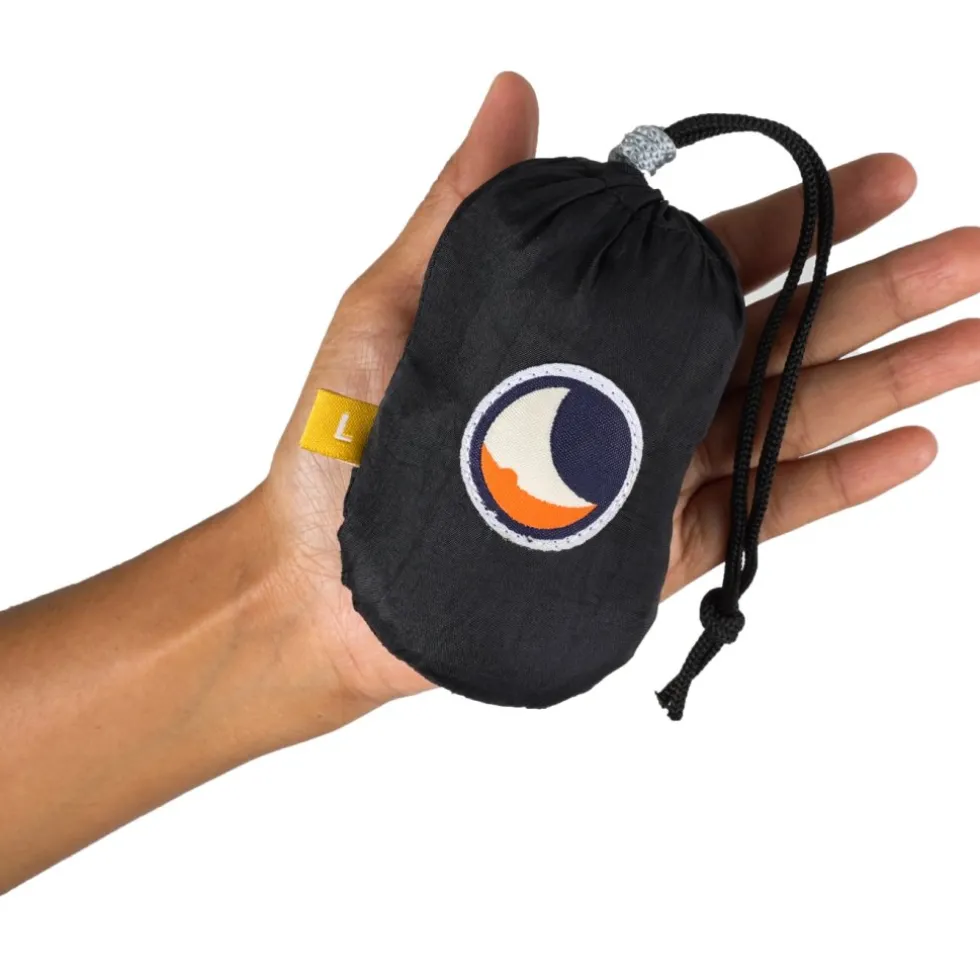 Ticket To The Moon Eco Bag Boodschappentas - Large - 30L - Zwart / Zwart