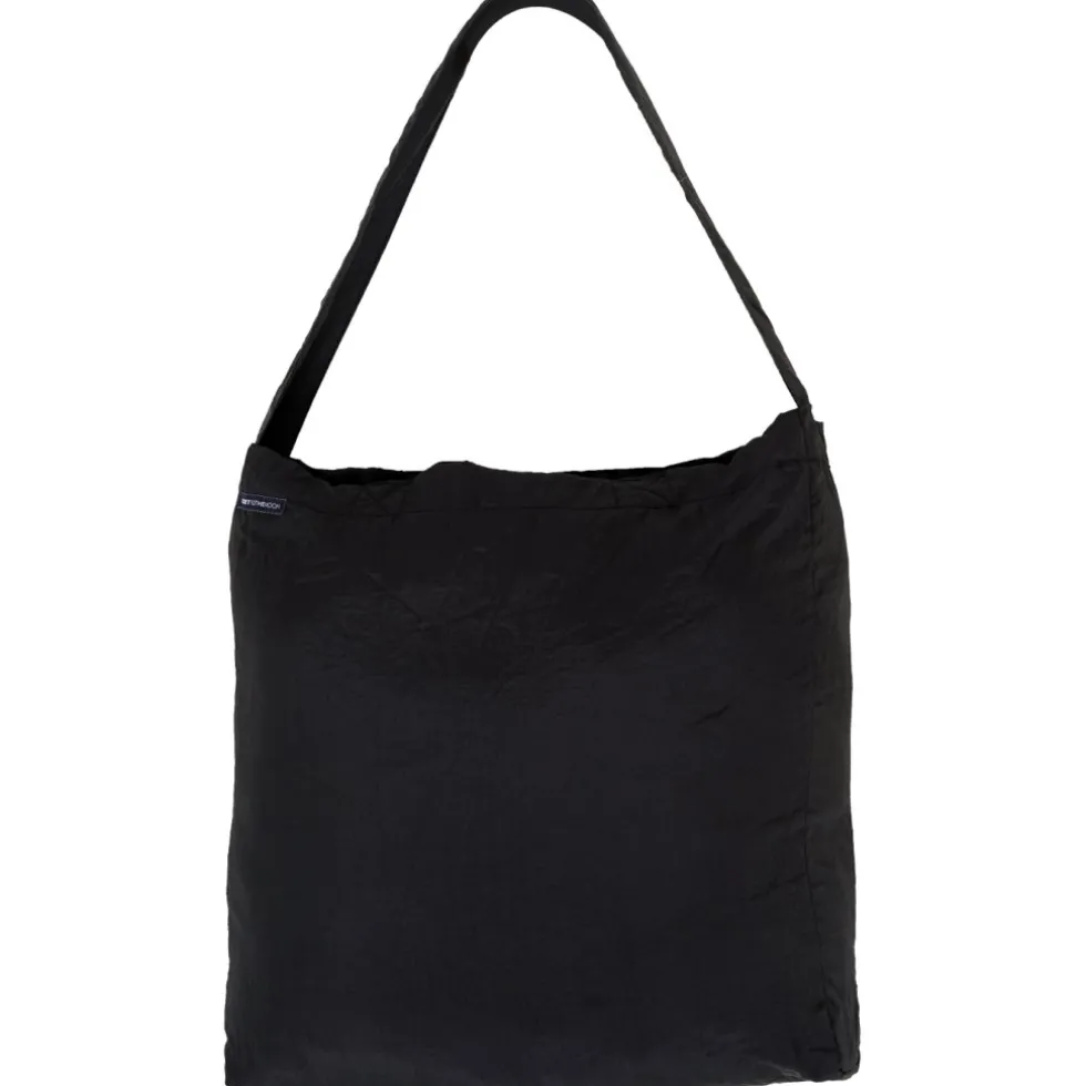 Ticket To The Moon Eco Bag Boodschappentas - Large - 30L - Zwart / Zwart