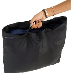 Ticket To The Moon Eco Bag Boodschappentas - Large - 30L - Zwart / Zwart