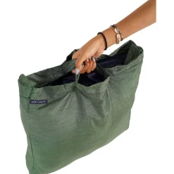 Ticket To The Moon Eco Bag Premium Boodschappentas - Large - 30L - Sage Green