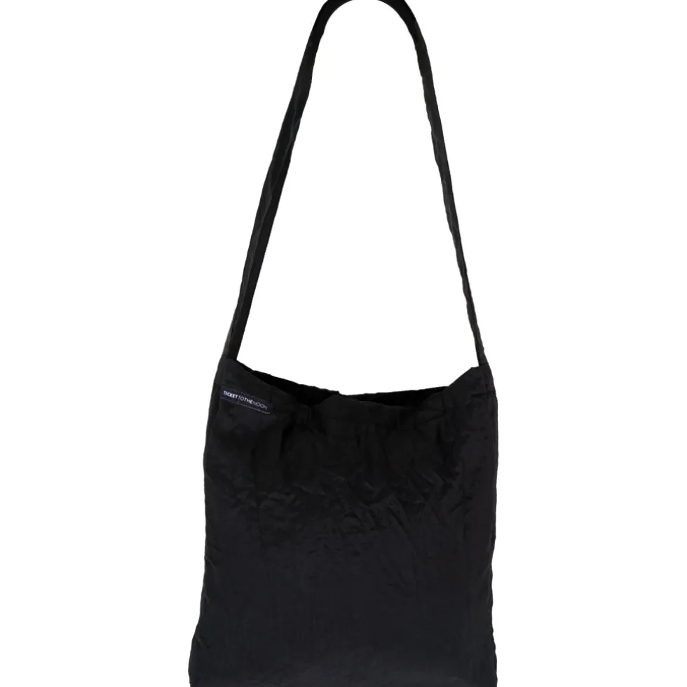Ticket To The Moon Eco Bag - Tas - Small 10L - Black / Black