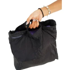 Ticket To The Moon Eco Bag - Tas - Small 10L - Black / Black