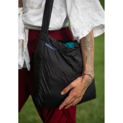 Ticket To The Moon Eco Bag - Tas - Small 10L - Black / Black