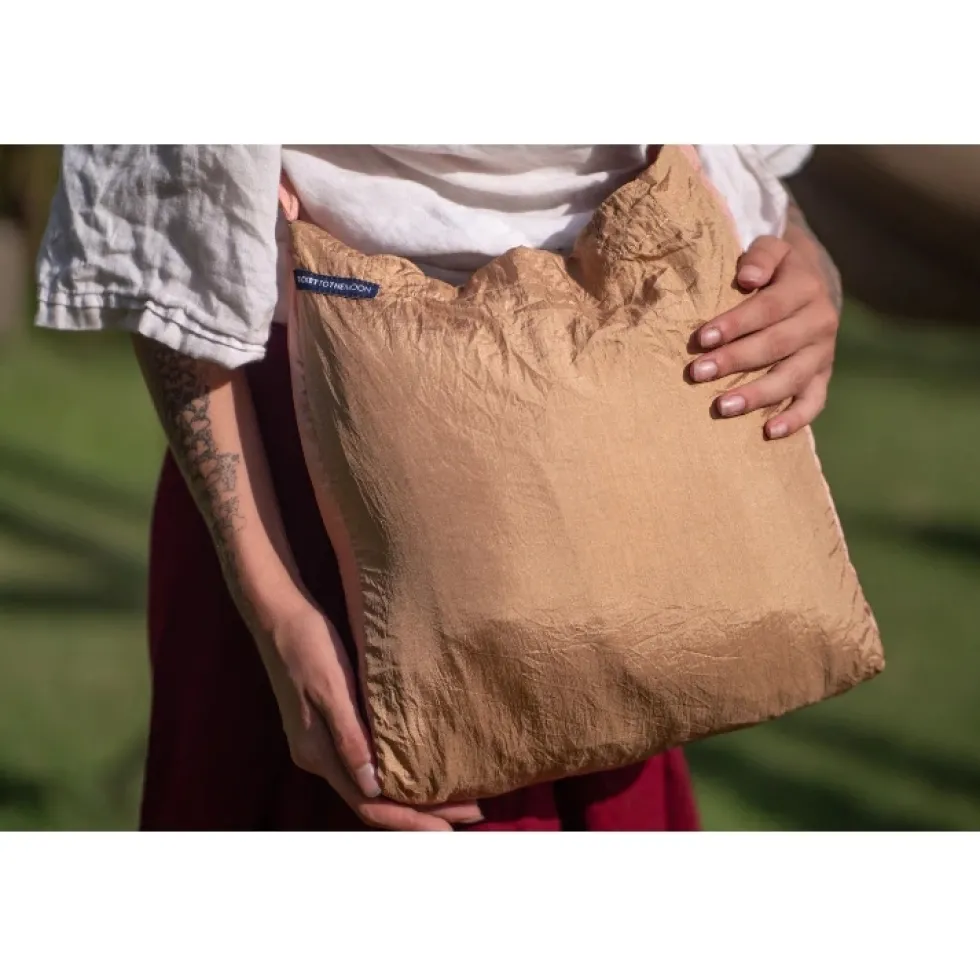 Ticket To The Moon Eco Bag - Tas - Small 10L - Petrol Green/ Exotic Ocean