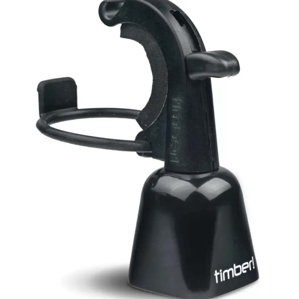 timber! Mountain Bike Quick-Release Fietsbel - Zwart