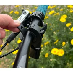 timber! Quick Release MTB Fietsbel - Model Yew - Zwart