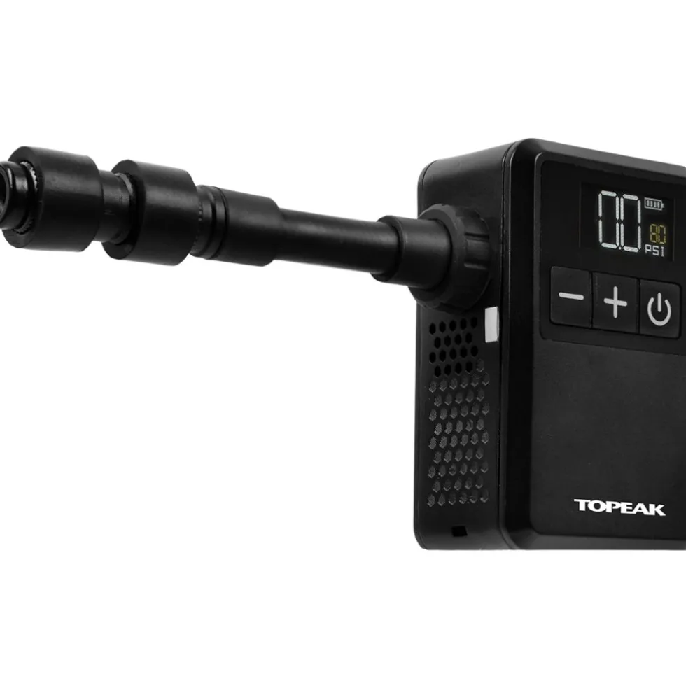 Topeak E-Booster Digital Mini Batterij-Luchtpomp - zwart