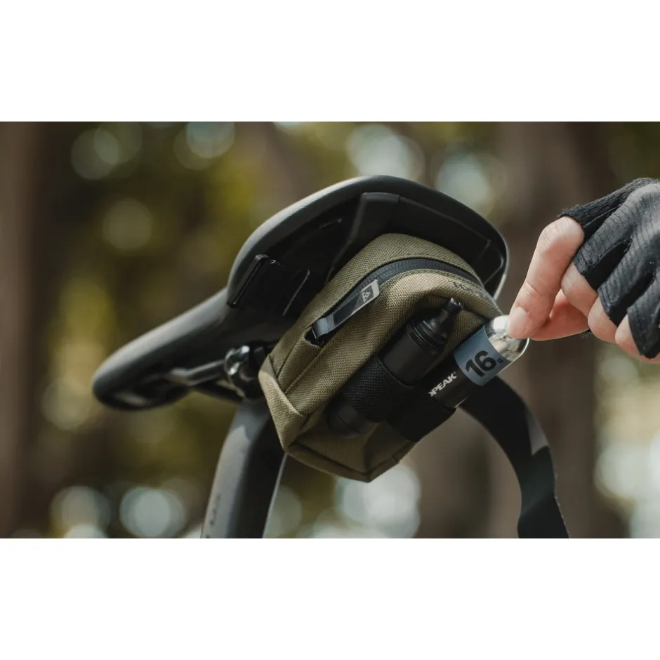 Zadeltassen < Topeak Elementa SeatBag Slim Zadeltas - 0.3L - zwart