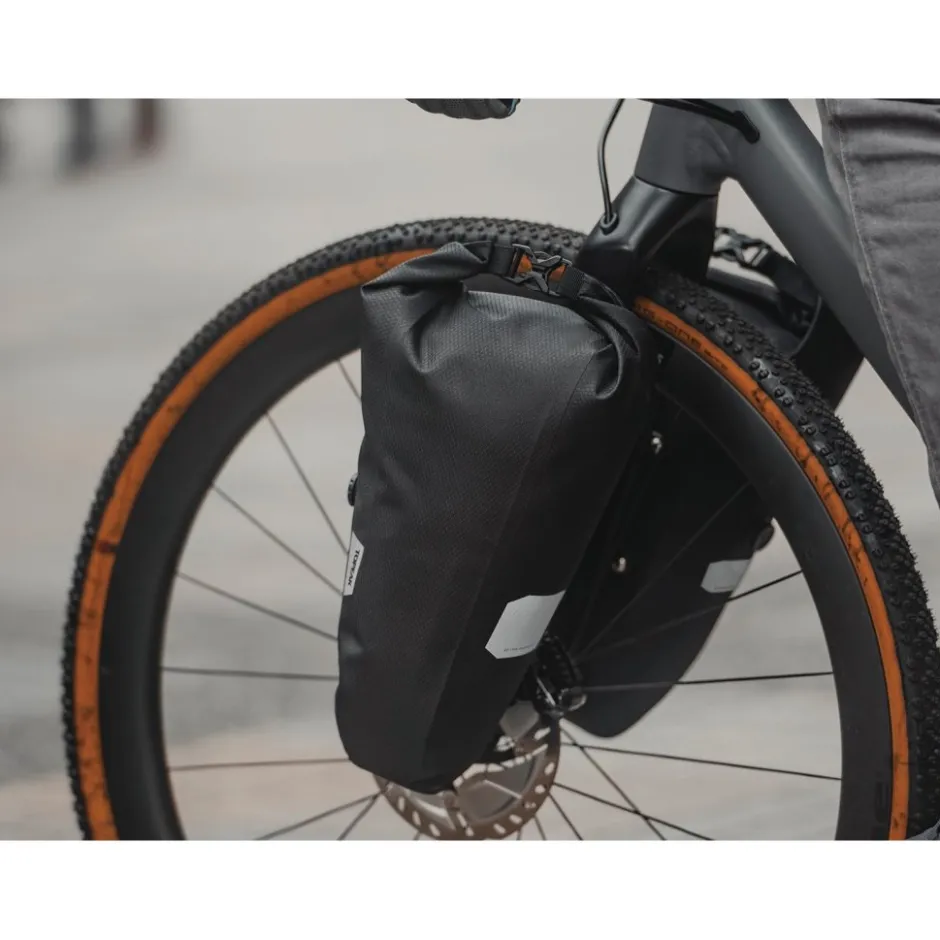 Bagagedragertassen < Topeak QR Fork DryBag Bolt-on Vorktas - 5.8L