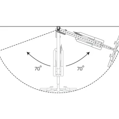 Topeak Swing Up Holder Muurbeugel