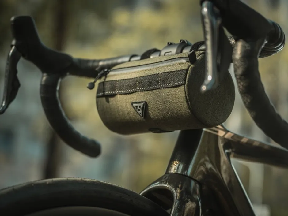 Stuurtassen < Topeak Tubular BarBag Slim Stuurtas - 1.5L - groen
