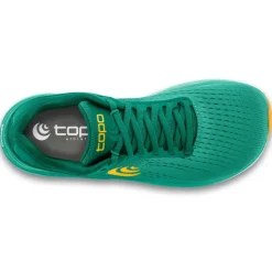 Hardloopschoenen Dames|Schoenen < Topo Athletic Magnifly 5 Hardloopschoenen Dames - teal/gold