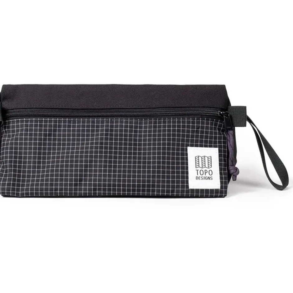 Overige Tassen & Etuis|Overige Tassen En Etuis < Topo Designs Dopp Kit Toilettas - 3L - Black/Grid