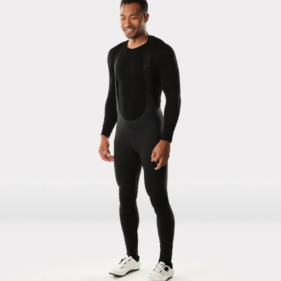 Trek Circuit Softshell Fietsbroek met Bretels Heren - Zwart