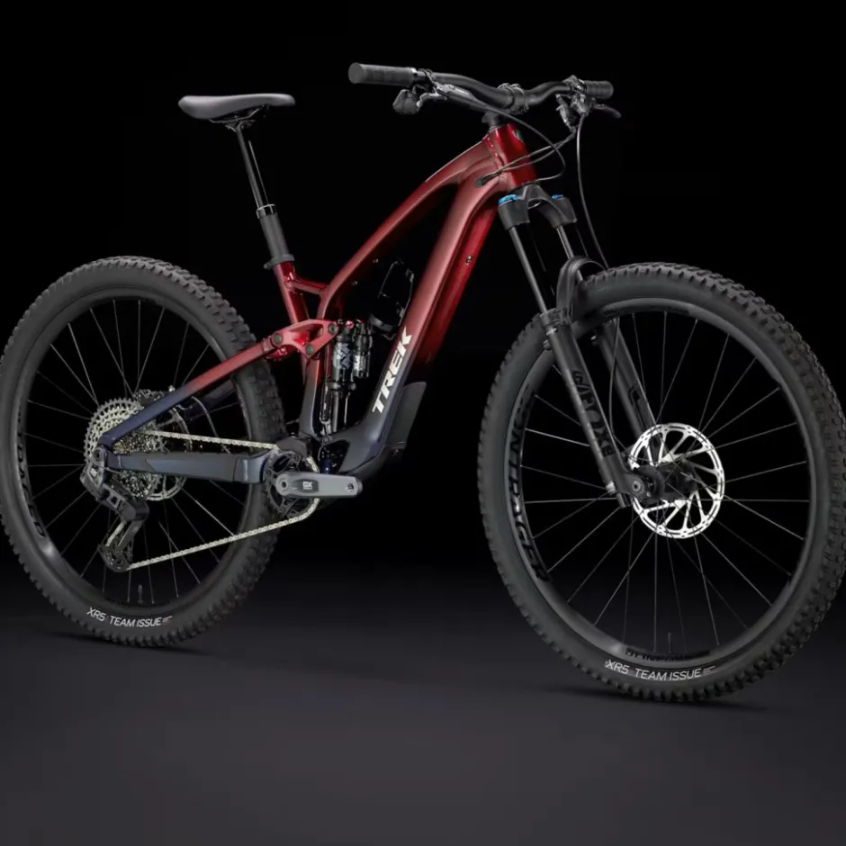 Elektrische Fietsen|E-Mtb Full Suspension < Trek FUE EXe 8 GX AX T-Type - 29" E-TB - 2025 - Rage Red to Deep Dark Bue Fade