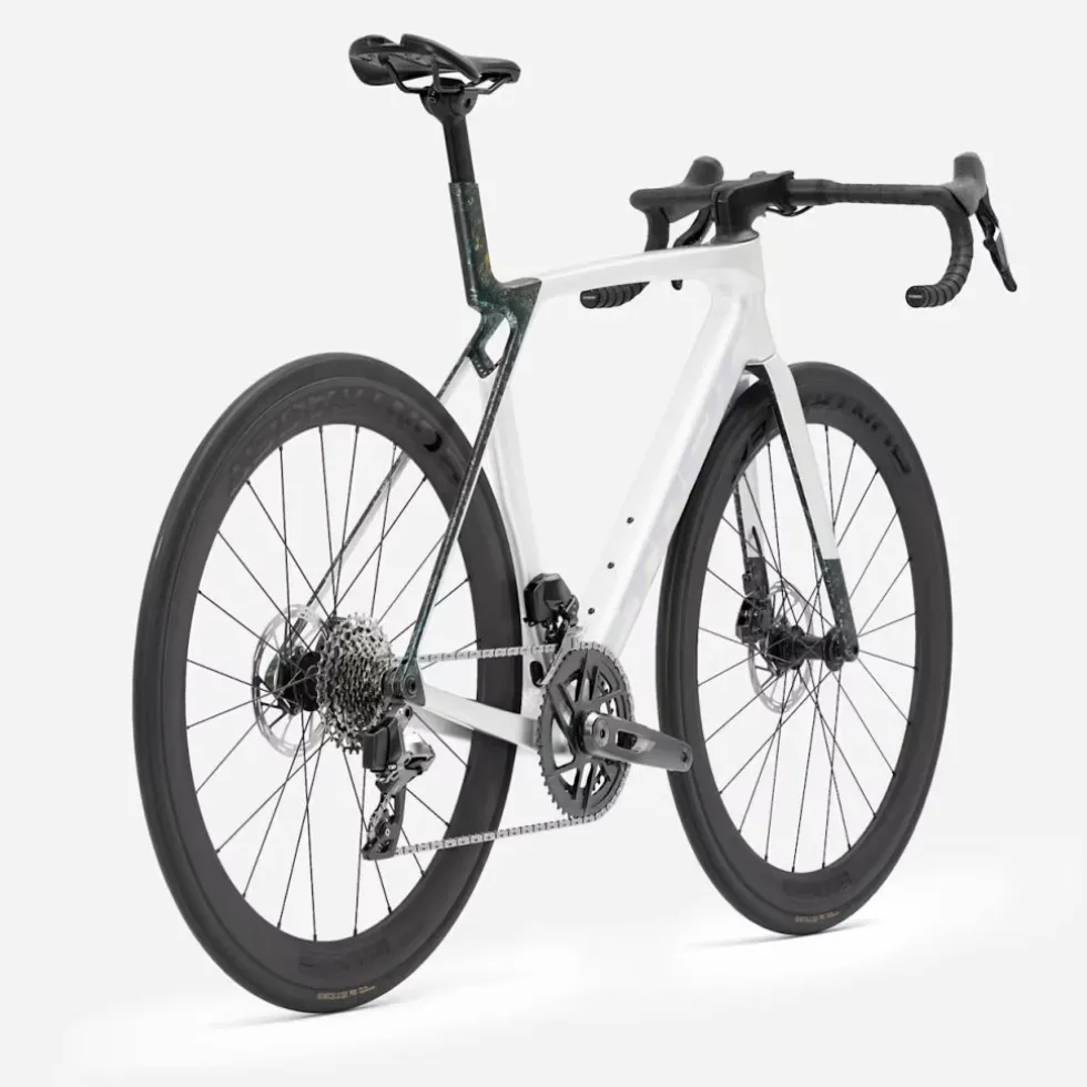 Trek MADONE SL 6 AXS GEN 8 - Carbon Racefiets - 2026 - Gloss Crystal White / Matte Deep
