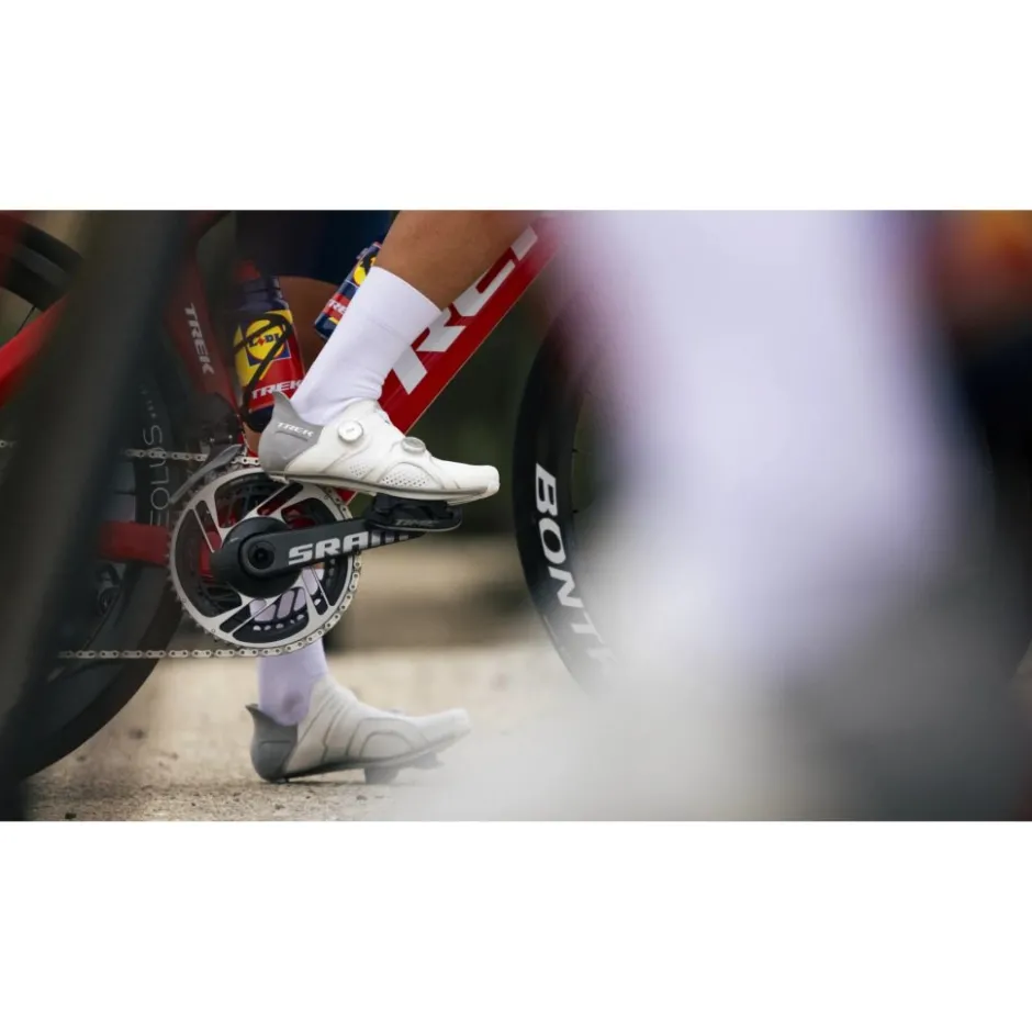Wielrenschoenen|Wielrenschoenen < Trek RSL Knit Racefietsschoenen - Wit/Zilver