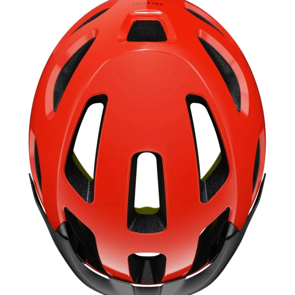 Gravelhelmen < Trek Solstice MIPS Helm - Radioactive Red