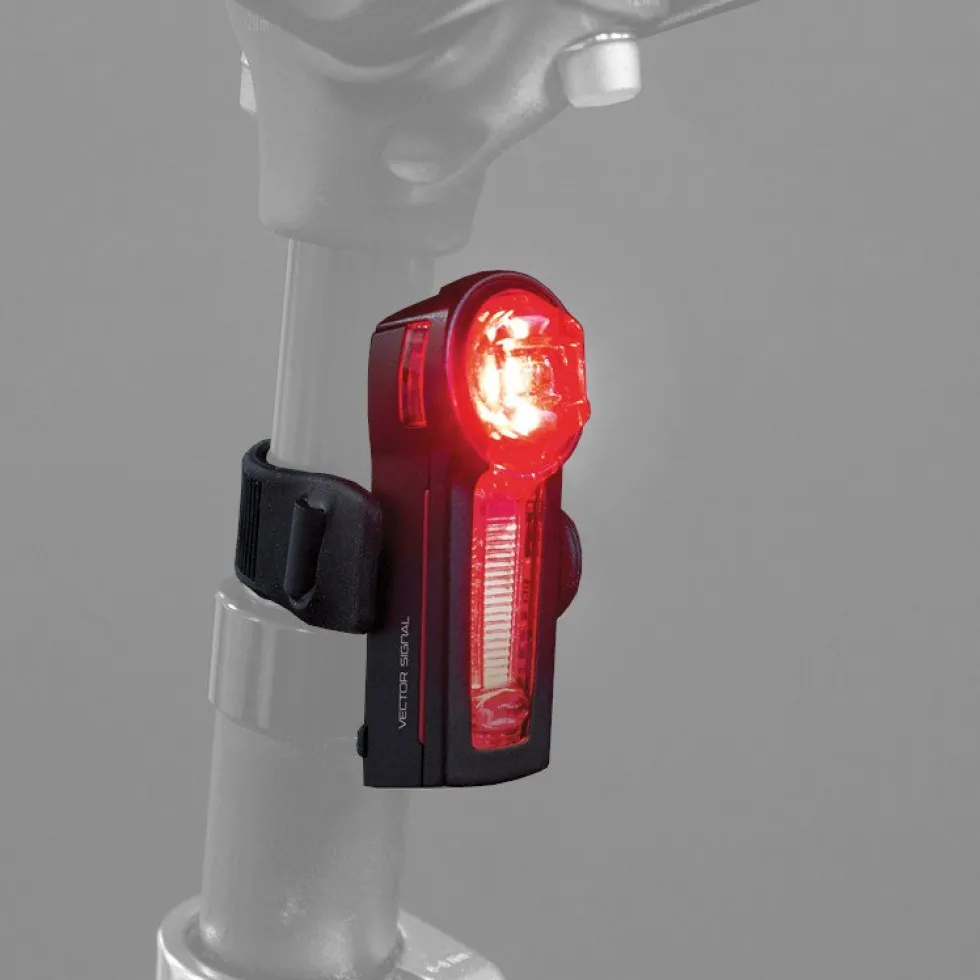 Trelock LS 480 Lighthammer USB + LS 740 Vector Signal - Fietsverlichtingsset