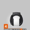 Trelock RS 453 Protect-O-Connect AZ Frame Lock Standard - black
