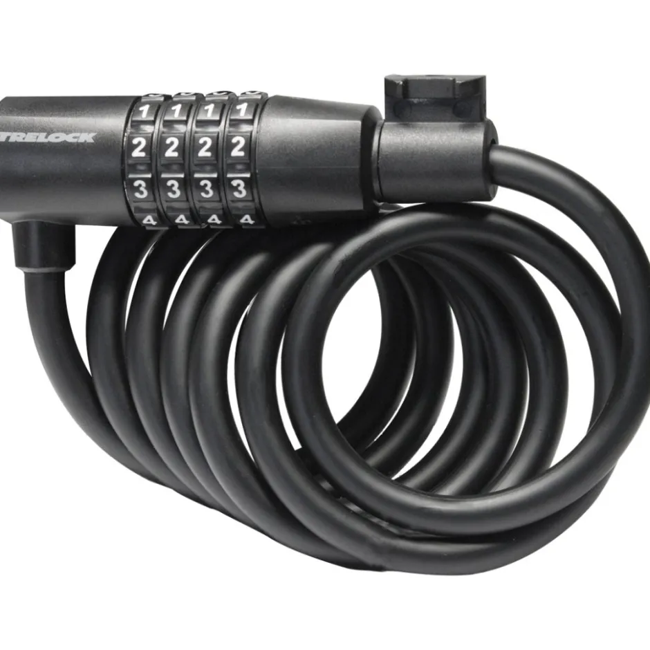 Kabelsloten|Cijfersloten < Trelock SK 108 Code 180/8 180cm Kabelslot - zwart