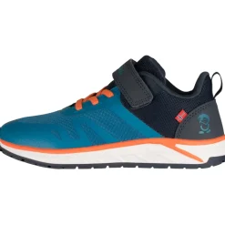 Trollkids Alesund Sneakers Kinderen - Atlantic Blue/Dark Navy/Glow Orange