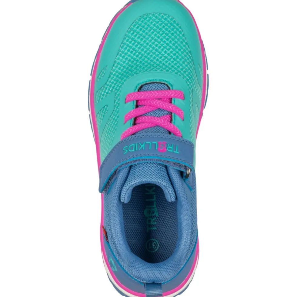 Trollkids Alesund Sneakers Kinderen - Aquamarine/Cornflower/Light Magenta