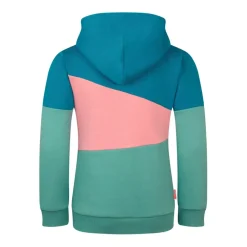 Trollkids Alesund Sweatjas Kinderen - Aqua Haze/Harbor Blue/Peony Rose