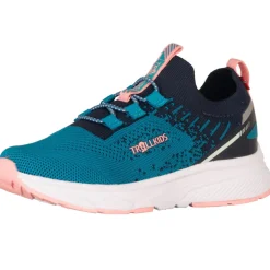 Trollkids Balestrand Sneaker Kinderen - Harbor Blue/Madeira Blue/Peony Rose