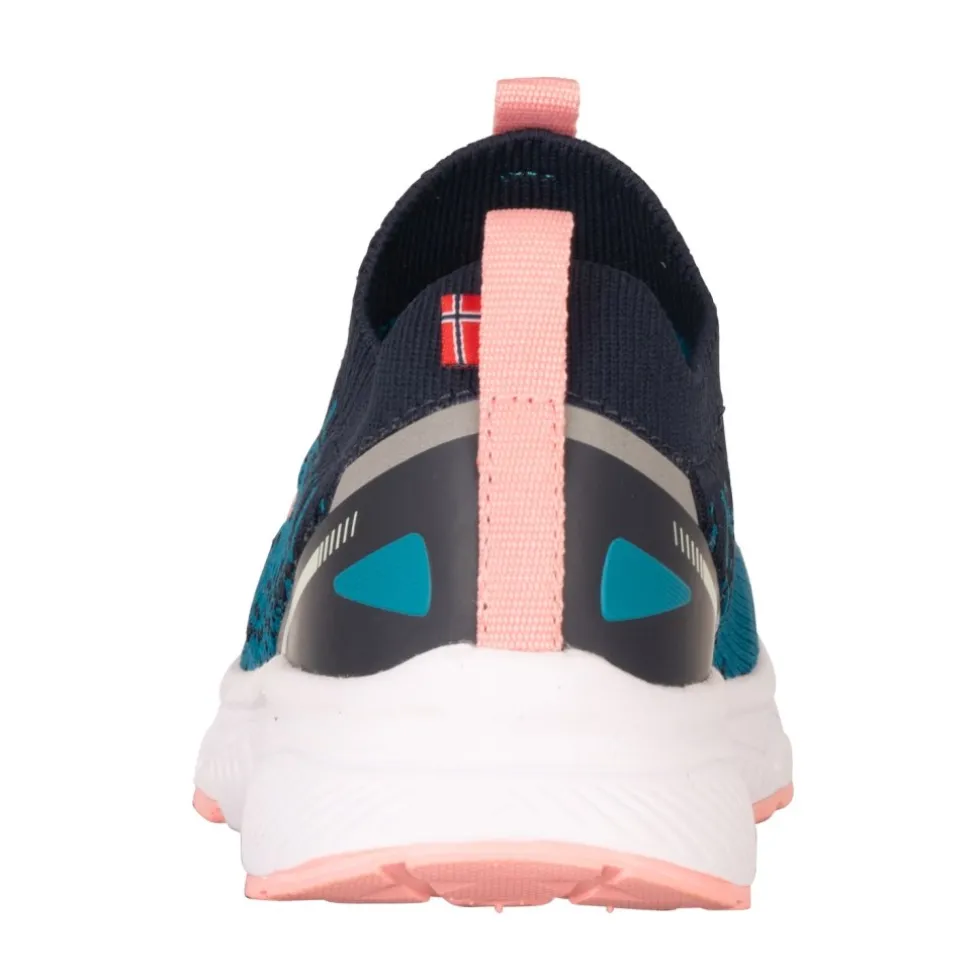 Trollkids Balestrand Sneaker Kinderen - Harbor Blue/Madeira Blue/Peony Rose