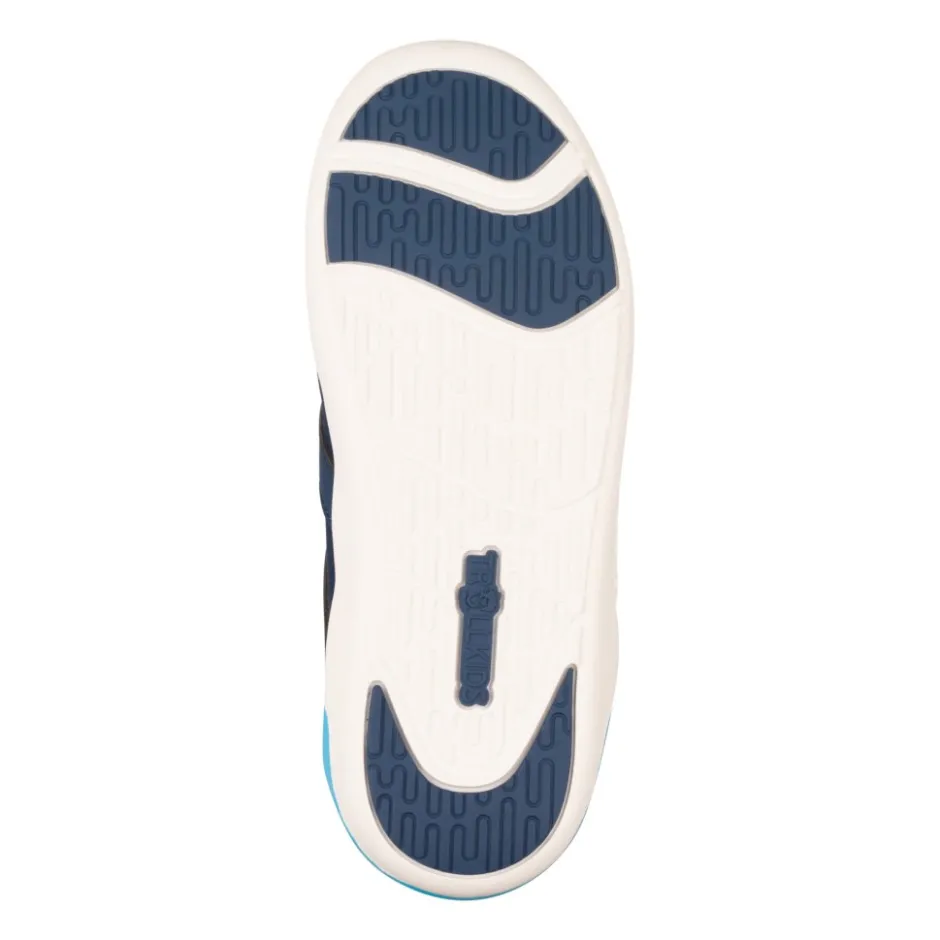 Wandelschoenen|Barefoot Schoenen < Trollkids Bergen Hiker Barefoot Schoenen Kinderen - Dark Indigo/Pool Blue