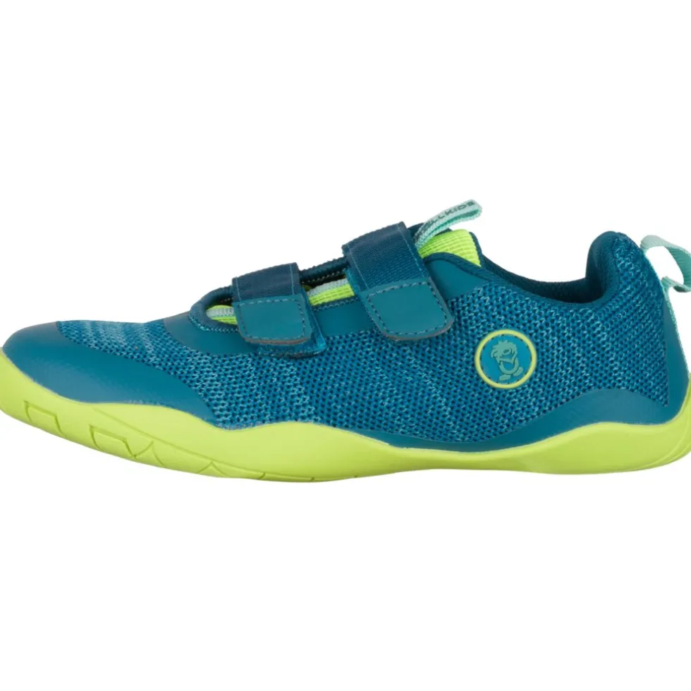 Trollkids Eikefjord Hiker Barefoot Schoenen Kinderen - Petrol/Dolphin Blue/Lime