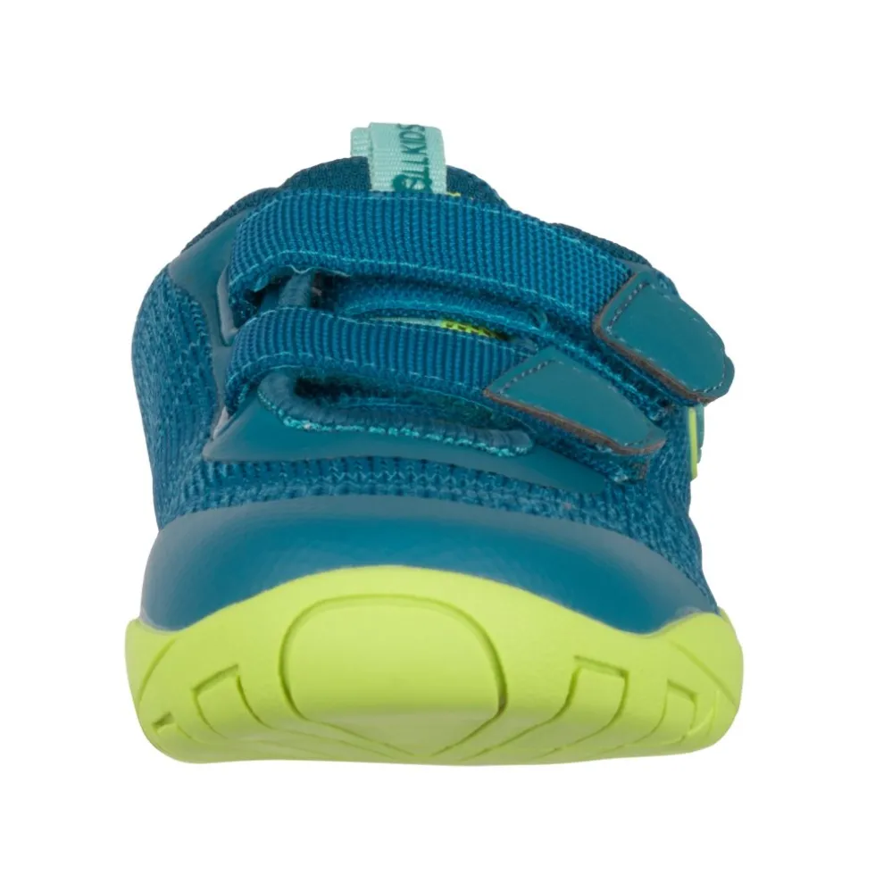 Trollkids Eikefjord Hiker Barefoot Schoenen Kinderen - Petrol/Dolphin Blue/Lime