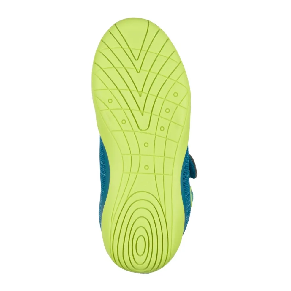 Trollkids Eikefjord Hiker Barefoot Schoenen Kinderen - Petrol/Dolphin Blue/Lime