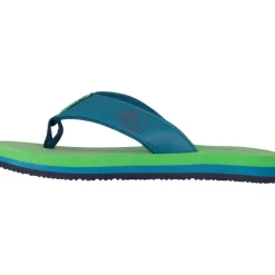Trollkids Haukland Strand sandalen voor kinderen - Fresh Green/Dark Marine/Mystic Blue